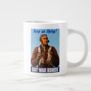 African American Aviators Fighter Pilots of WW2  Giant Coffee Mug