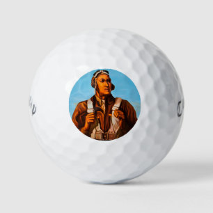 African American Aviators Fighter Pilots of WW2  Golf Balls