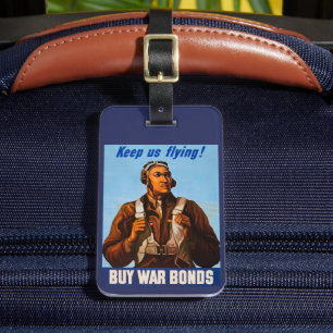 African American Aviators Fighter Pilots of WW2  Luggage Tag