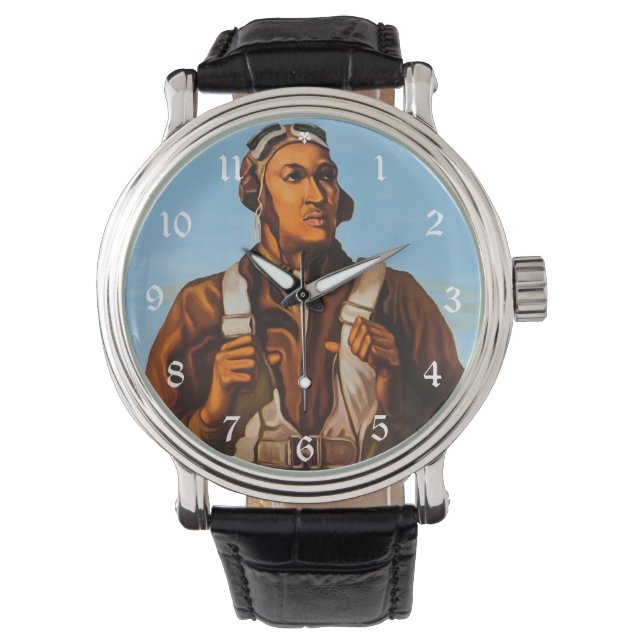 African American Aviators Fighter Pilots of WW2  Watch (Front)