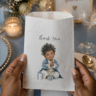 African American Baby Boy Favor Bag