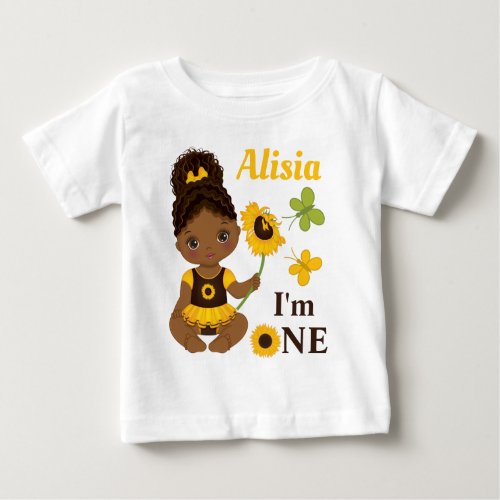 African American Baby Girl T_Shirt