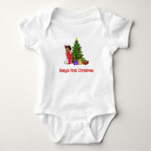 African American Baby Girl's First Christmas