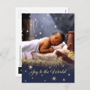 African American Baby Jesus Christmas Postcards