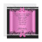 African American Baby Shower Cute Girl Pink Zebra