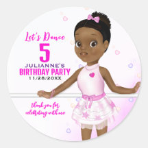 African American Ballerina Birthday