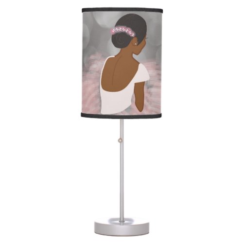African American Ballerina Girl Lamp