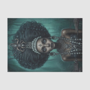 African American Beautiful Voodoo Queen Tissue Paper