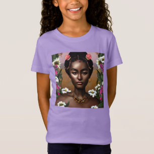 African-American Beauty AI Art T-Shirt