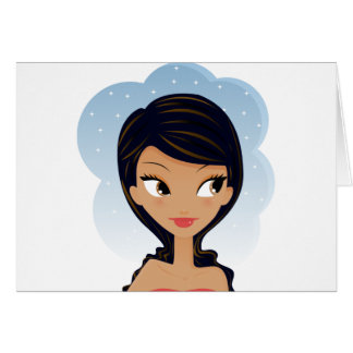 African American beauty Cards