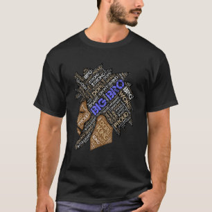 African American Big Bro Older Brother Sibling T-Shirt