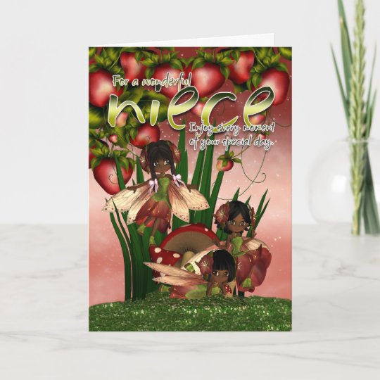 African American Birthday Card - Niece - Moonies C | Zazzle.Com