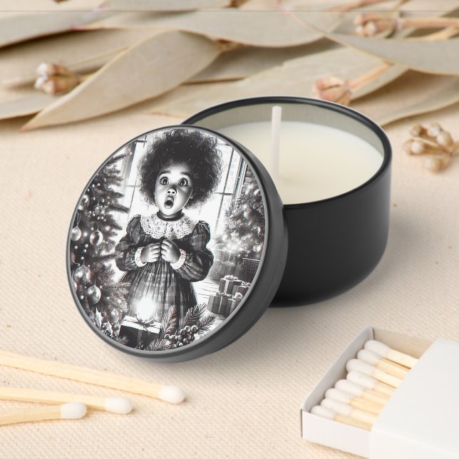 African American, Black child, Soy Candle Mini Candle Favors (Insitu)