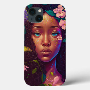 African American Black Fairy Fantasy Art iPhone 13 Case