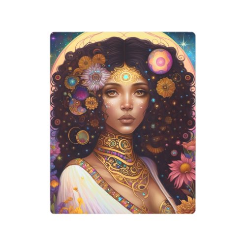 African American Black Goddess Queen Fantasy Art