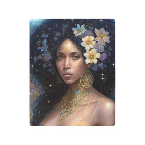 African American Black Goddess Queen Fantasy Art