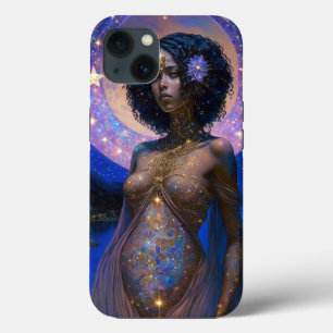 African American Black Goddess Queen Fantasy Art iPhone 13 Case