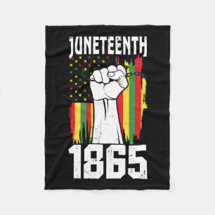 African American Black History 1865 Juneteenth 1 Fleece Blanket