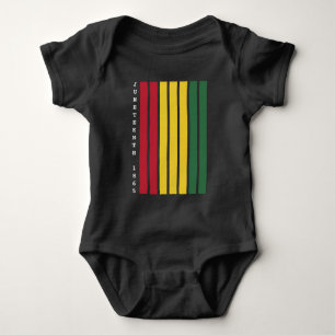 African American Black History Juneteenth 1865 Baby Bodysuit