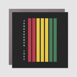 African American Black History Juneteenth 1865 Car Magnet