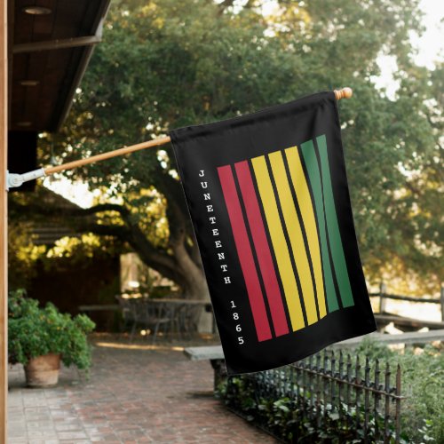 African American Black History Juneteenth 1865 House Flag