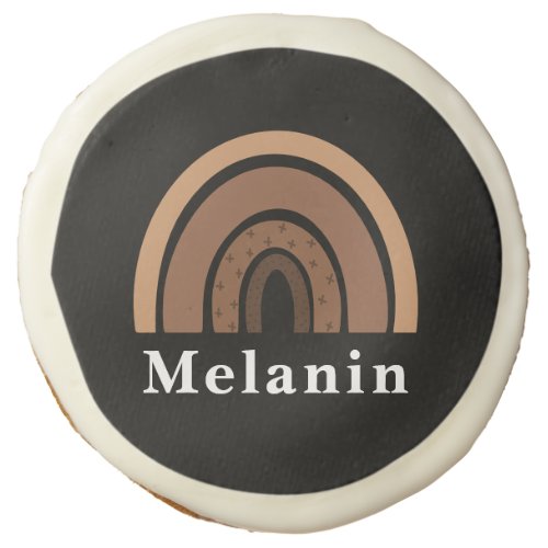 African American Black History Month Melanin Sugar Cookie