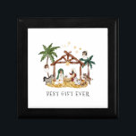 African American Black Nativity Christmas Gift Box<br><div class="desc">African American Black Nativity Christmas</div>