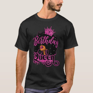 African American Black Queen Birthday Afro Women G T-Shirt