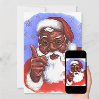 Black Santa Claus and Mrs. Claus Wrapping Paper, African-american Christmas  Couple, Melanin Xmas Paper 