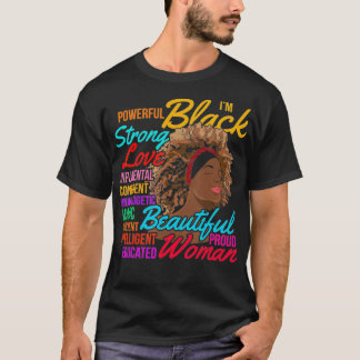 African American Black Woman Black History Month T-Shirt