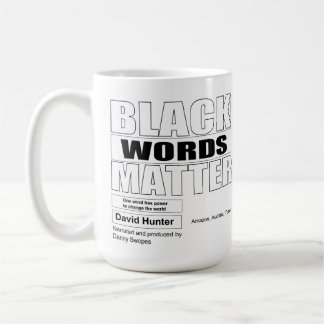 African American Black words matter Coffee Mug