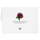 African American Boy Birthday Cards (Back Horizontal)