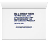 African American Boy Birthday Cards (Inside Horizontal (Bottom))