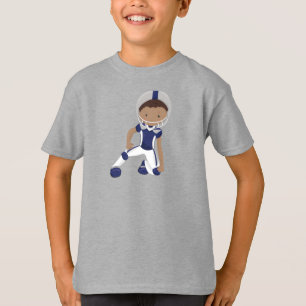 African American Boy, Rugby, American Football T-Shirt