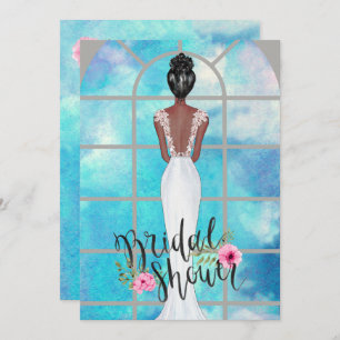 African American Bridal Shower Invitation