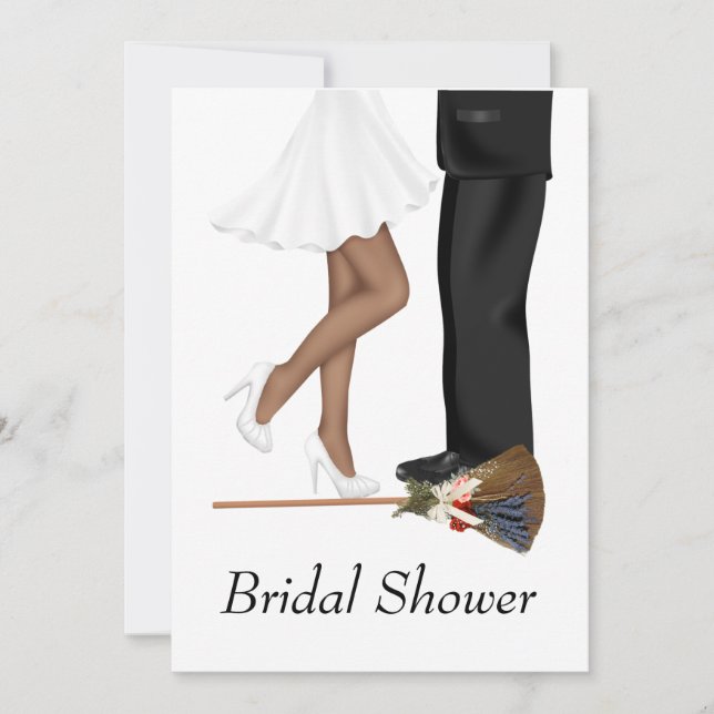 African American Bridal Shower Invitation (Front)