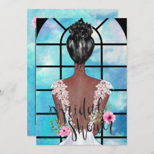 African American Bridal Shower Invitation