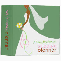 African American Bride - Wedding Planner Binder