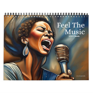 African American Calendar Feel The Music
