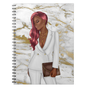 African-American CEO Boss Woman Notebook