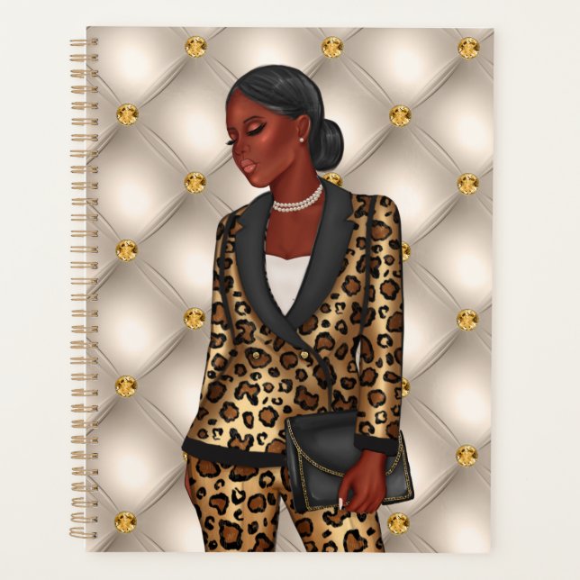 African-American CEO Boss Woman Planner (Front)