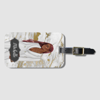 African-American CEO Woman Luggage Tag