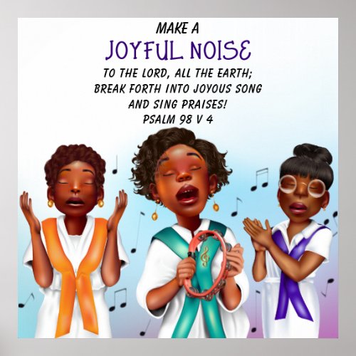 African American Choir Poster