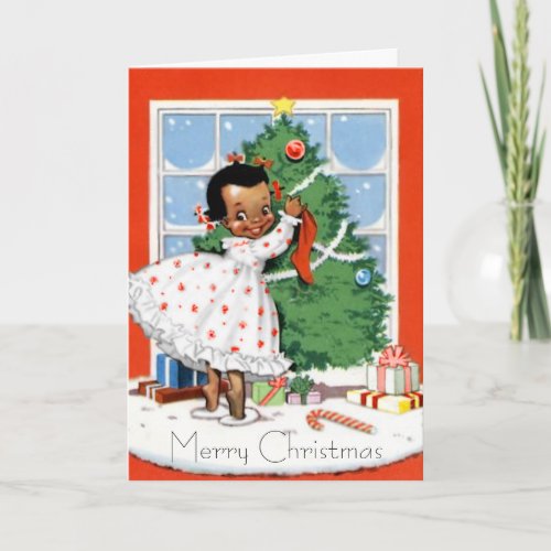 African American Christmas Card