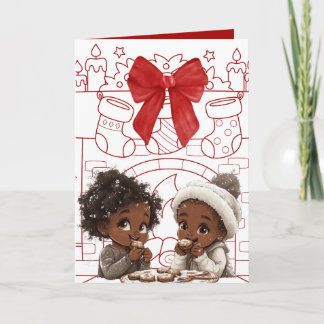 African American Christmas card