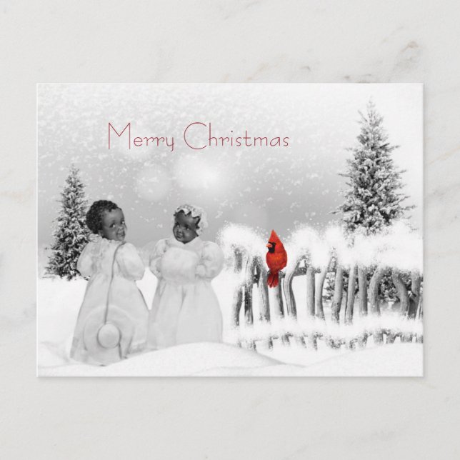 African American Christmas Card (Front)