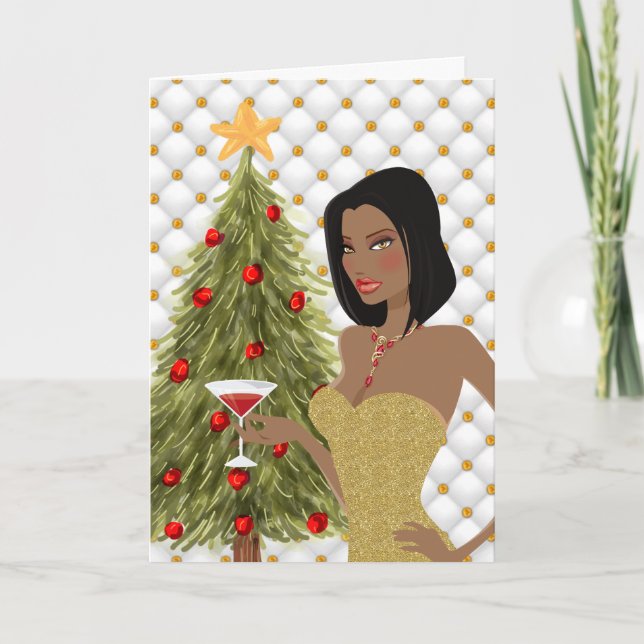 African American Christmas Card (Front)