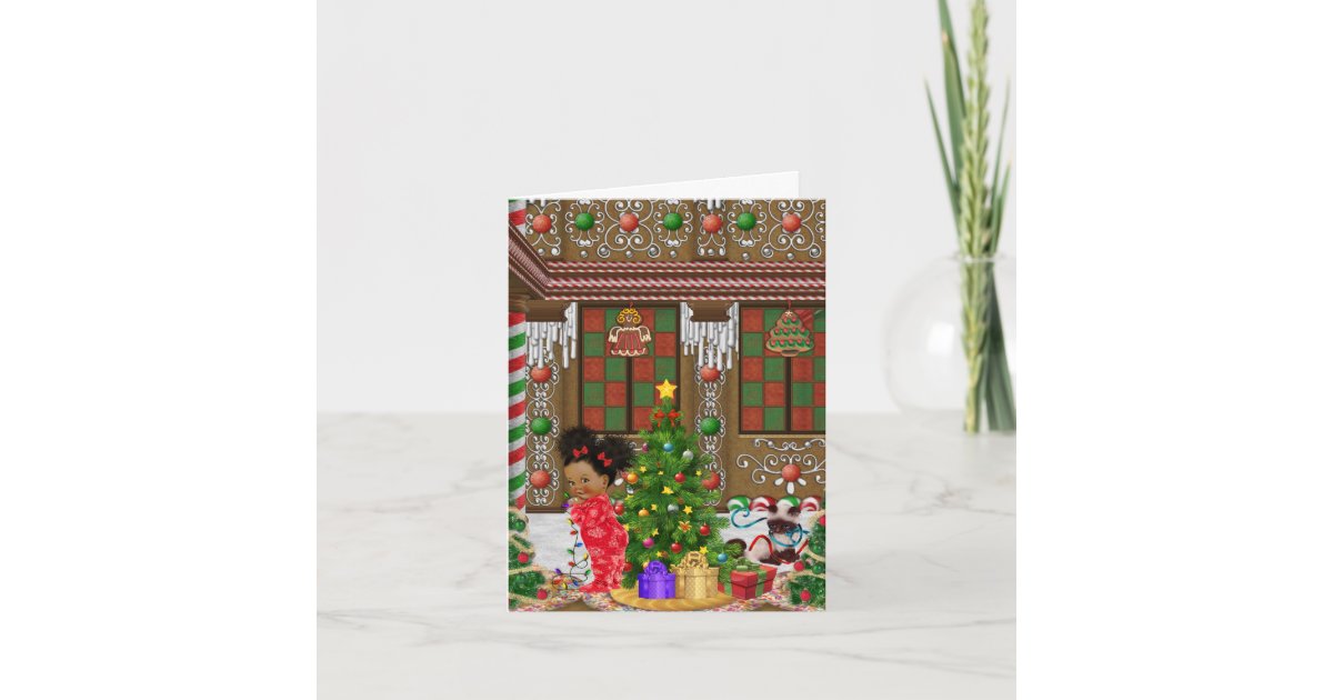 African American Christmas Card Zazzle Com