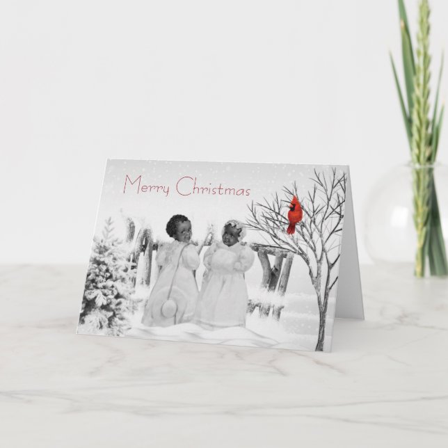 African American Christmas Card (Front)
