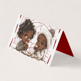 African American Christmas card